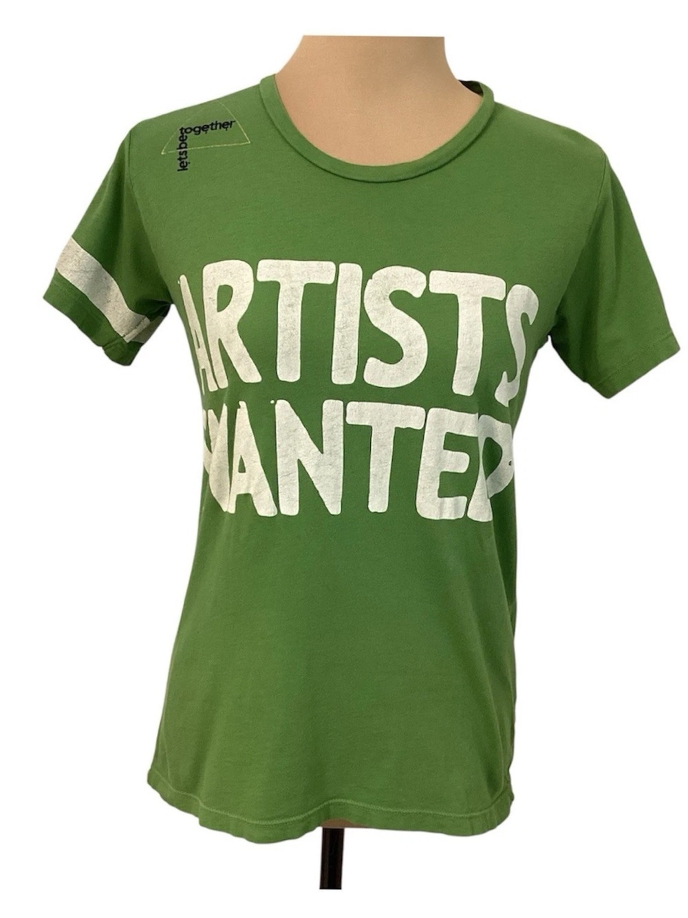 FREECITY school green symphonic color artists wanted limited edition tee size S
